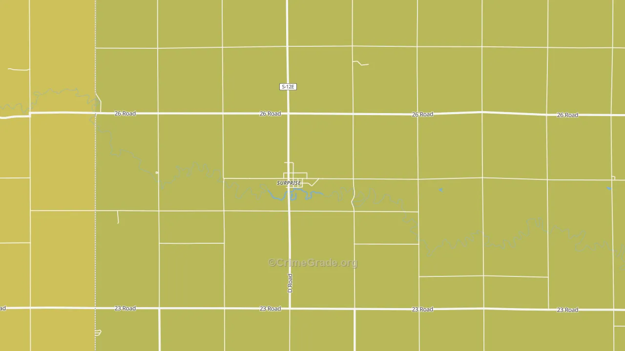 68667, NE Map of Drug-Related Crime Rates