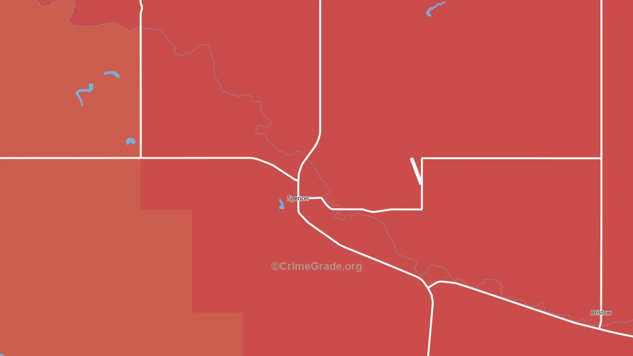 68777, NE Map of Drug-Related Crime Rates