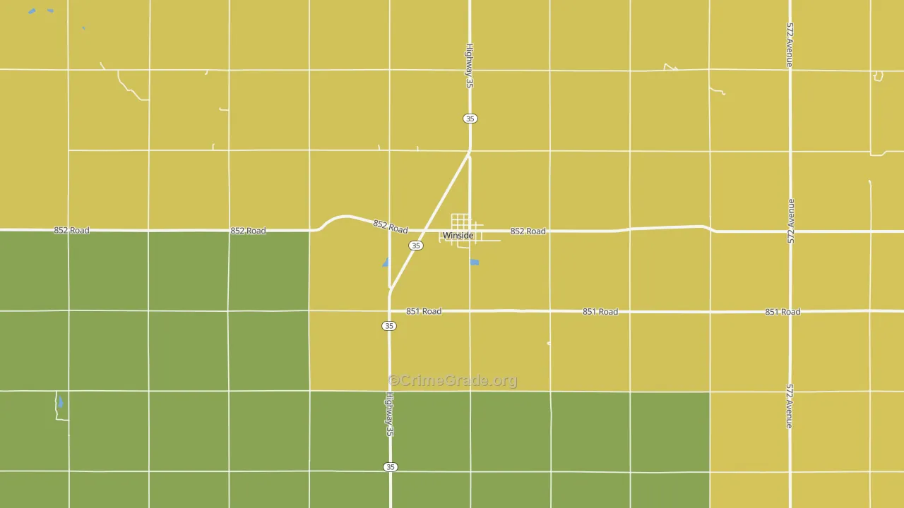 68790, NE Map of Drug-Related Crime Rates