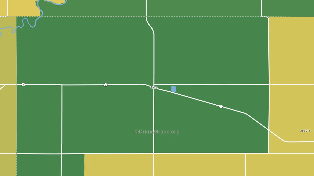 68824, NE Map of Drug-Related Crime Rates