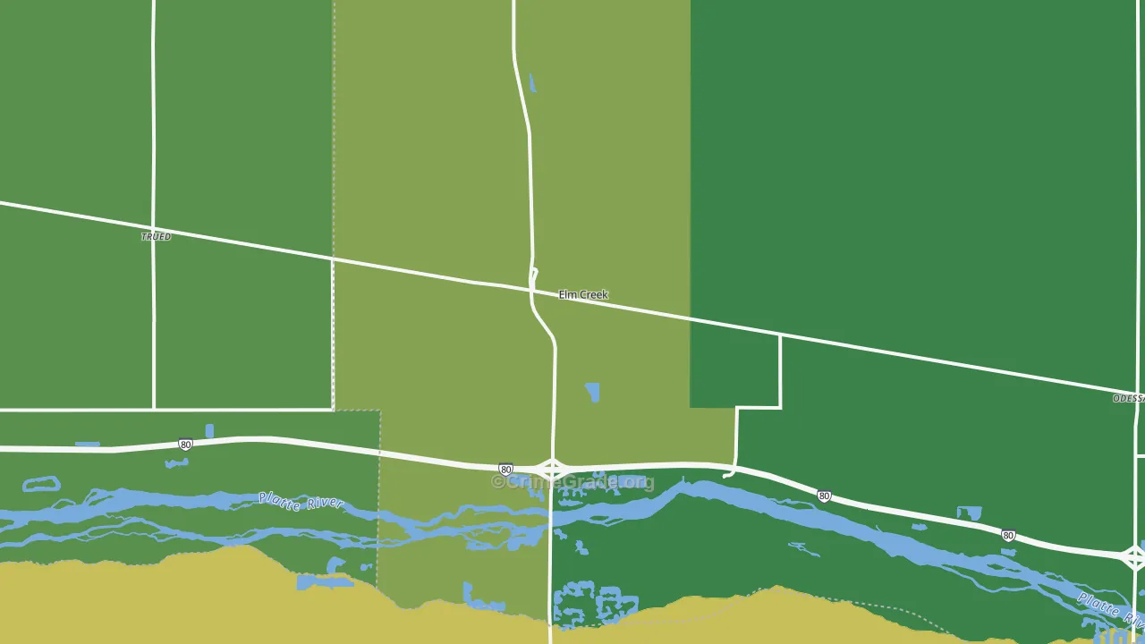 68836, NE Map of Drug-Related Crime Rates