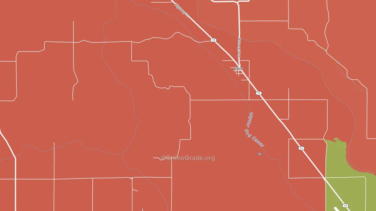 68837, NE Map of Drug-Related Crime Rates