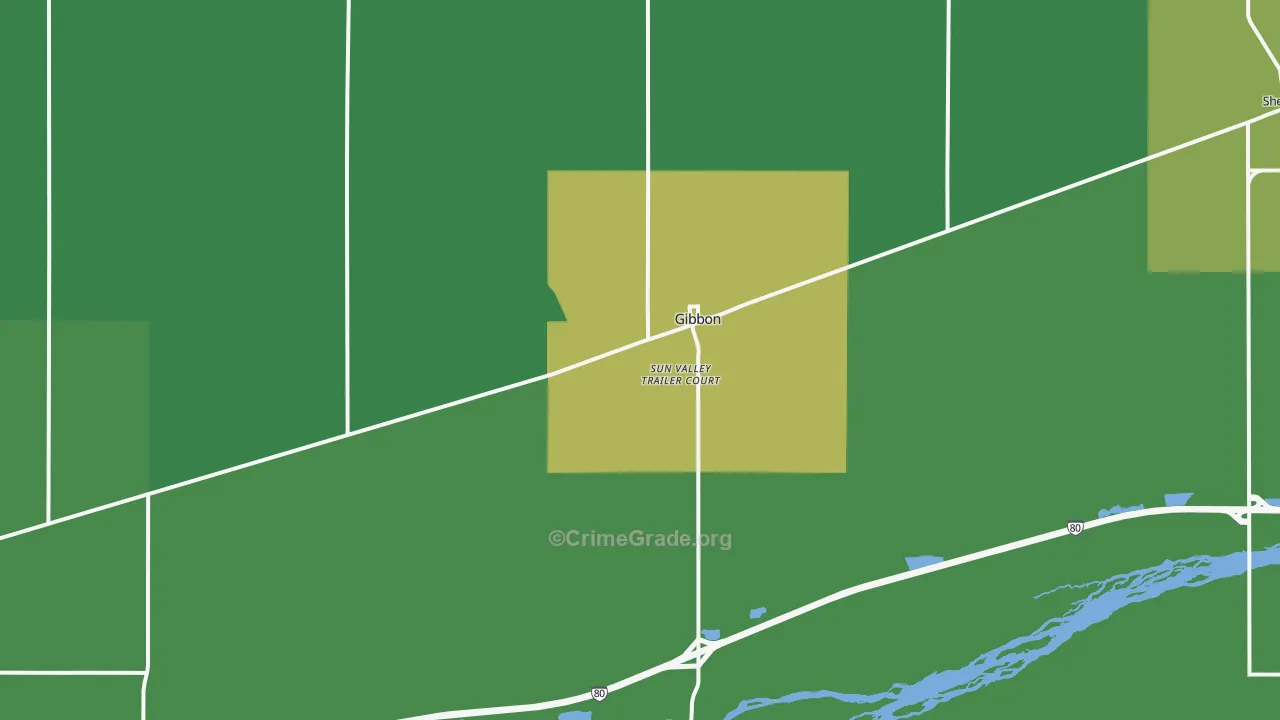 68840, NE Map of Drug-Related Crime Rates