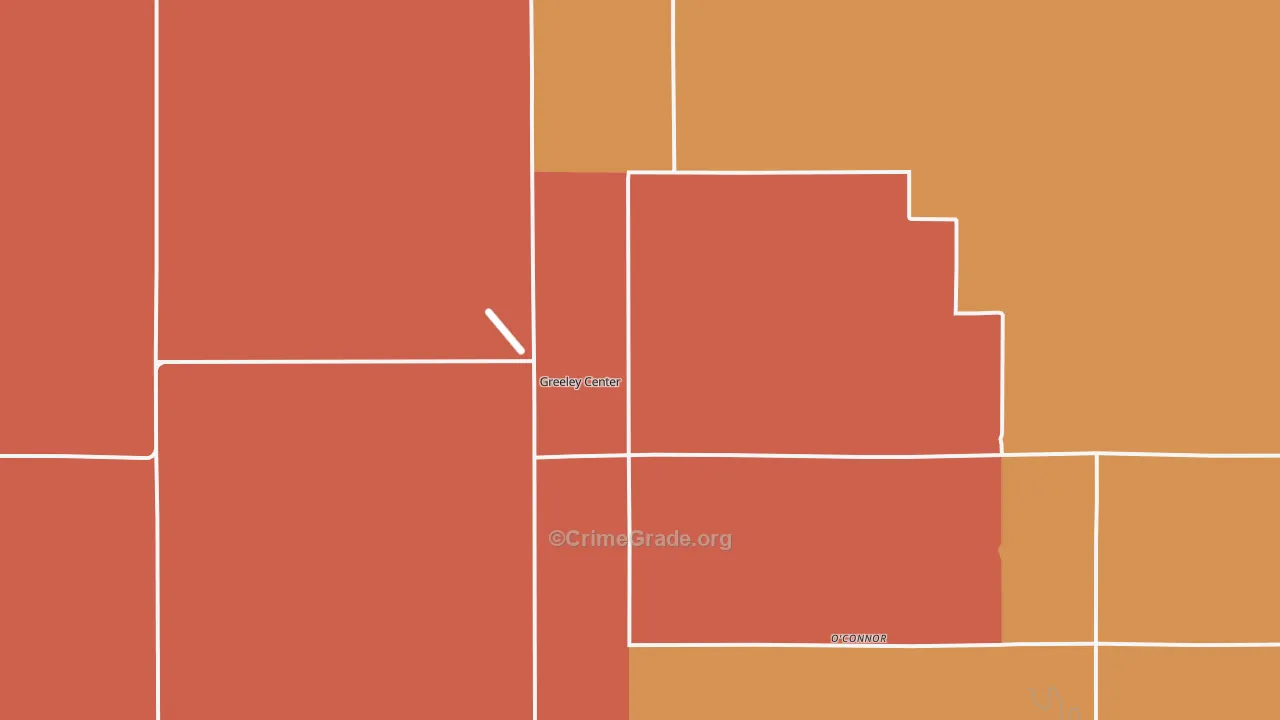 68842, NE Map of Drug-Related Crime Rates