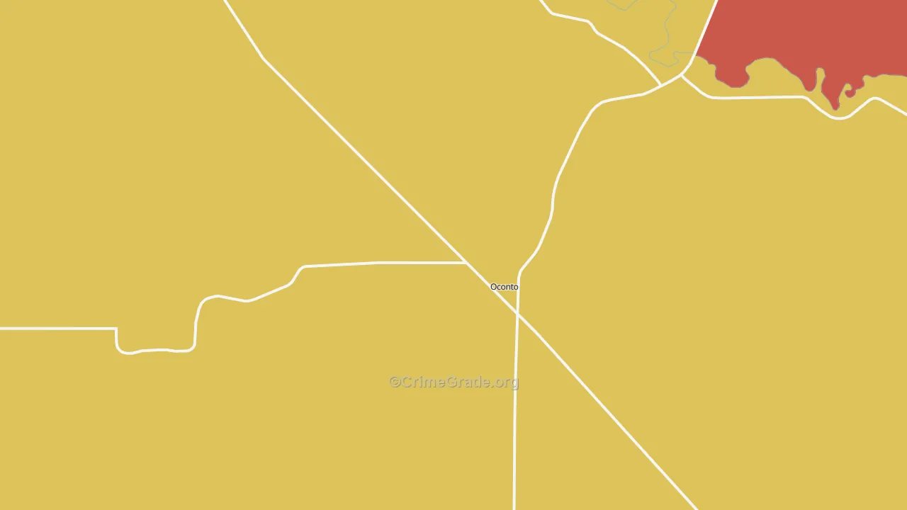 68860, NE Map of Drug-Related Crime Rates