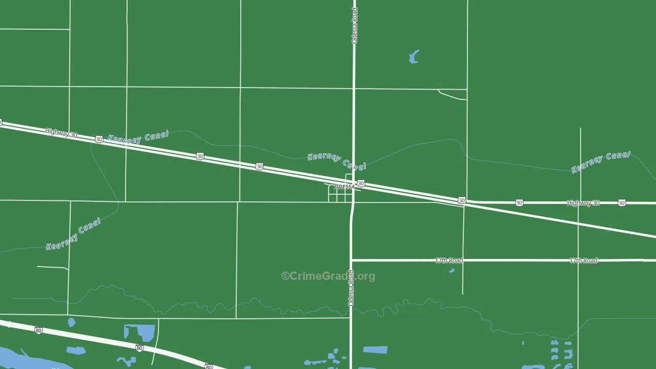 68861, NE Map of Drug-Related Crime Rates