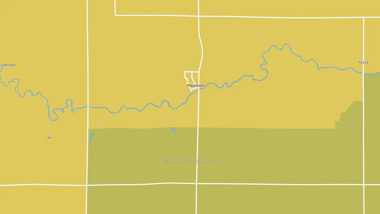68866, NE Map of Drug-Related Crime Rates
