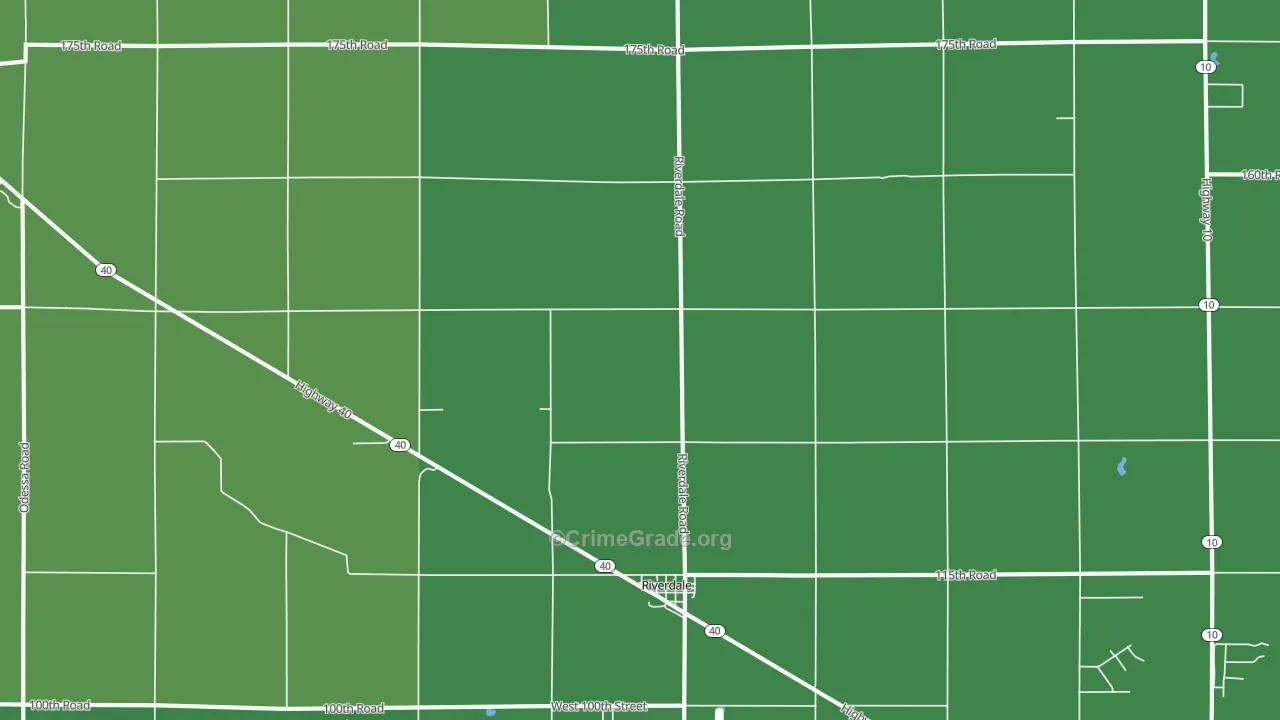 68870, NE Map of Drug-Related Crime Rates
