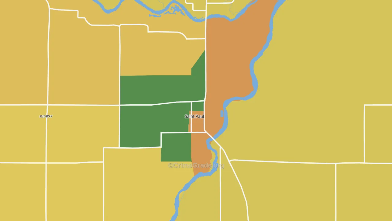 68873, NE Map of Drug-Related Crime Rates