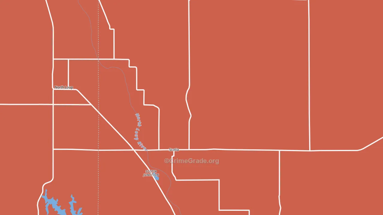 68875, NE Map of Drug-Related Crime Rates