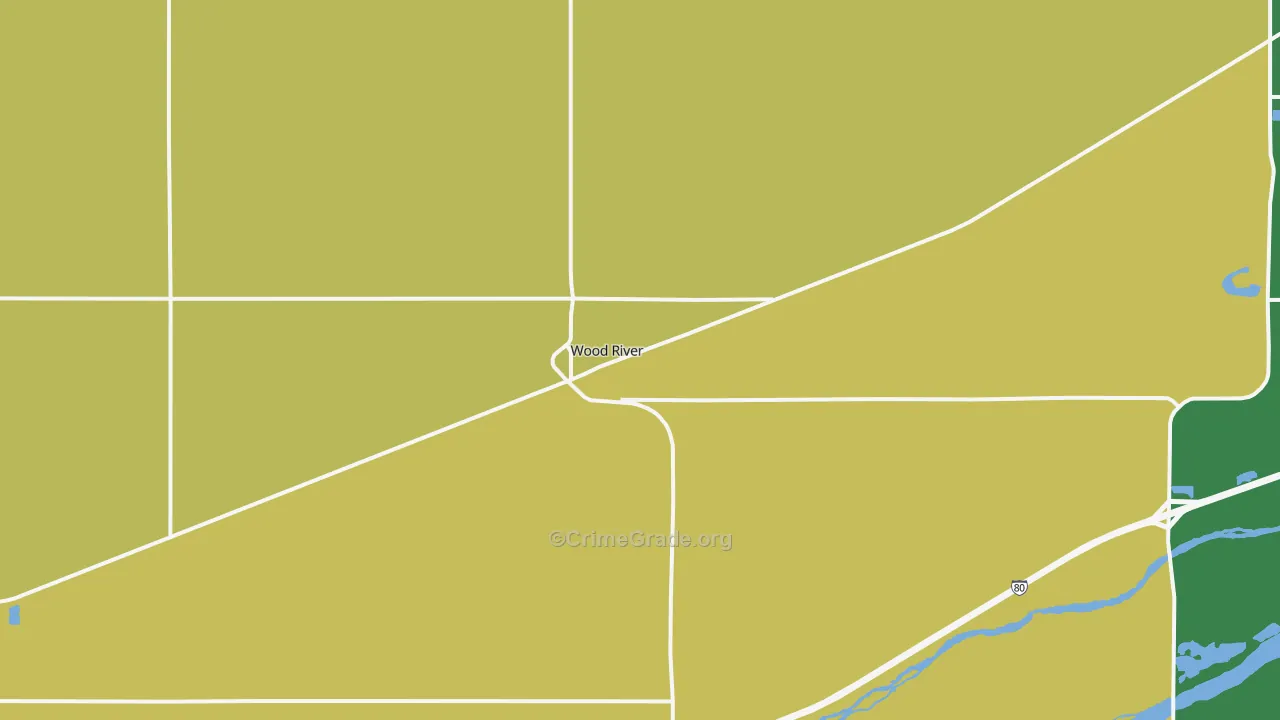 68883, NE Map of Drug-Related Crime Rates