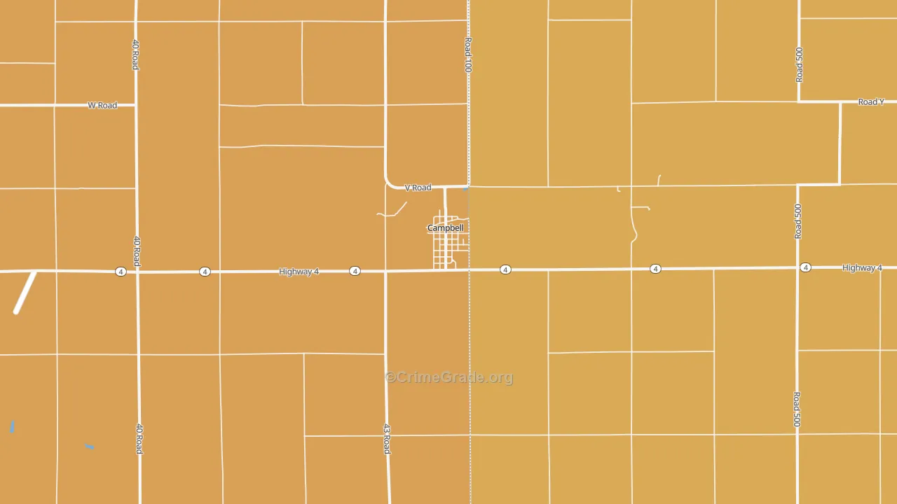 68932, NE Map of Drug-Related Crime Rates