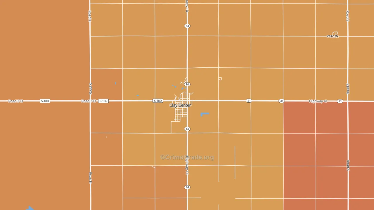 68933, NE Map of Drug-Related Crime Rates
