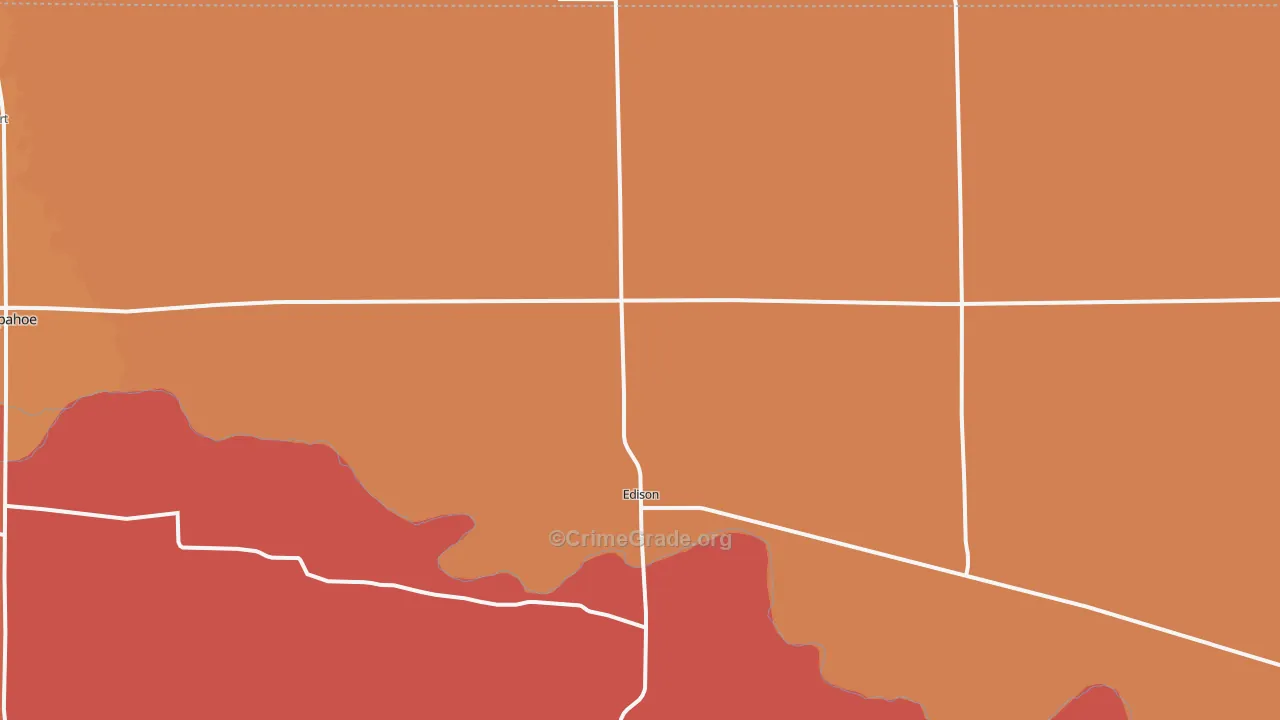 68936, NE Map of Drug-Related Crime Rates