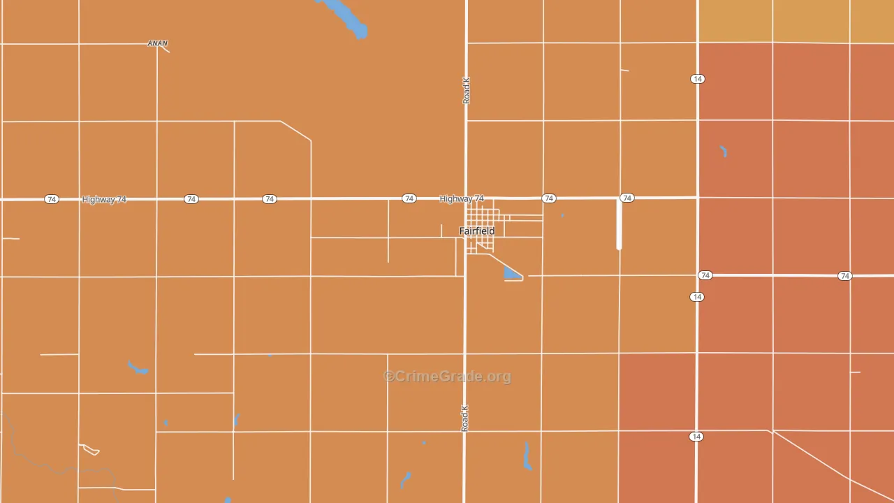 68938, NE Map of Drug-Related Crime Rates