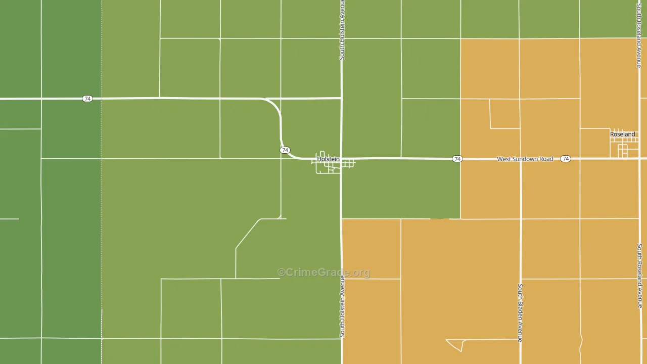 68950, NE Map of Drug-Related Crime Rates
