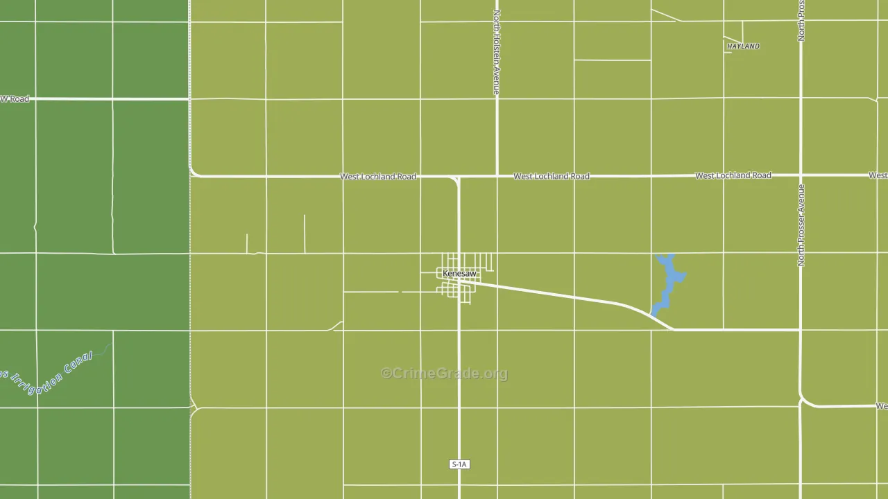 68956, NE Map of Drug-Related Crime Rates