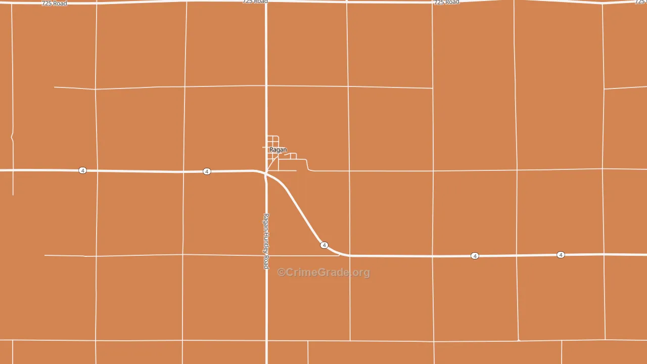 68969, NE Map of Drug-Related Crime Rates