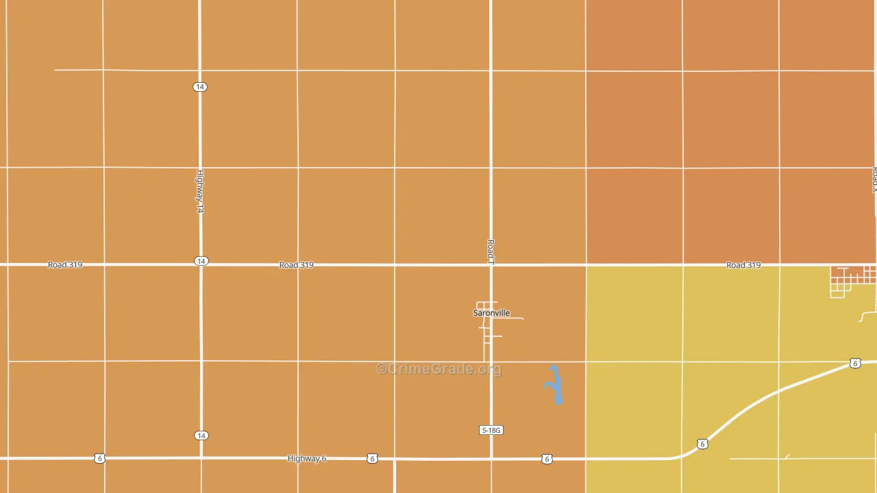 68975, NE Map of Drug-Related Crime Rates