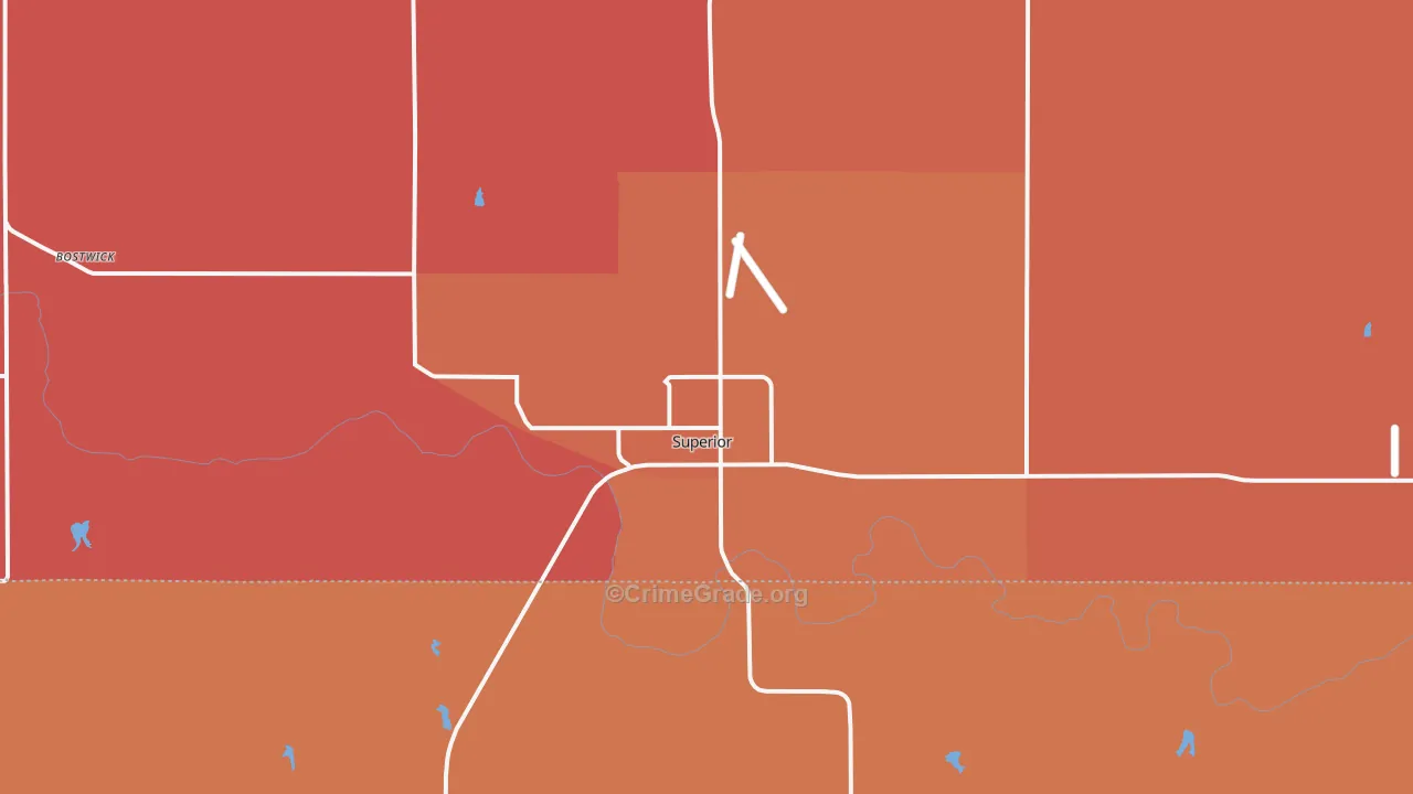 68978, NE Map of Drug-Related Crime Rates