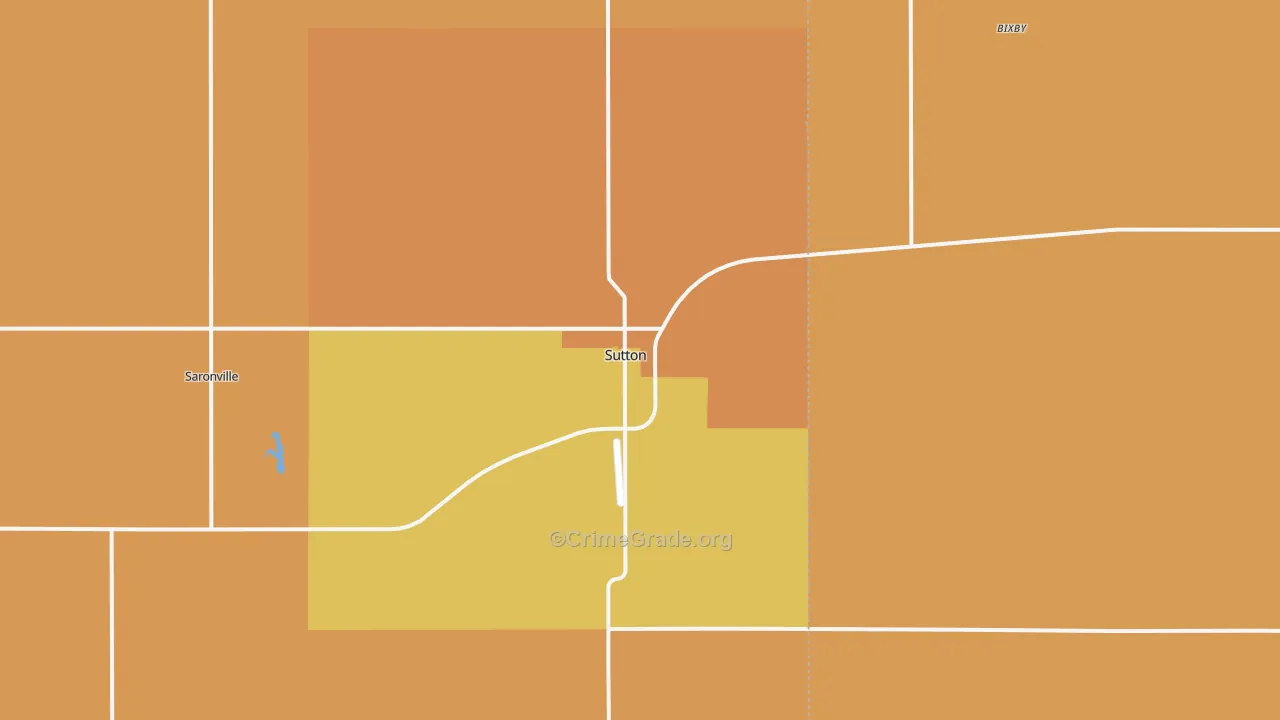 68979, NE Map of Drug-Related Crime Rates