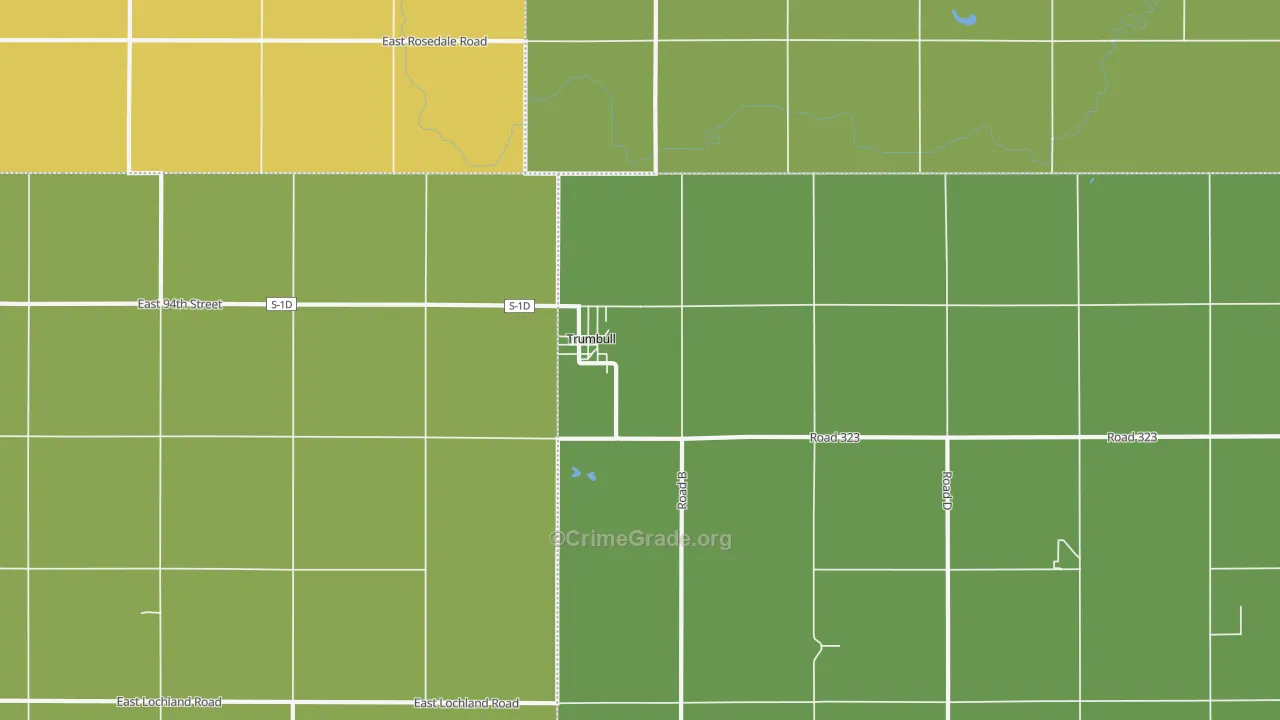 68980, NE Map of Drug-Related Crime Rates