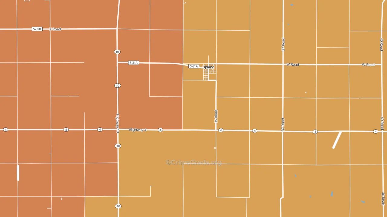 68981, NE Map of Drug-Related Crime Rates