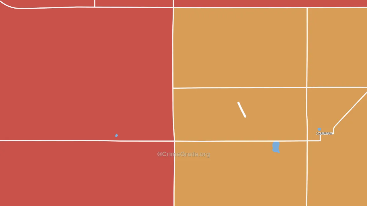 69023, NE Map of Drug-Related Crime Rates