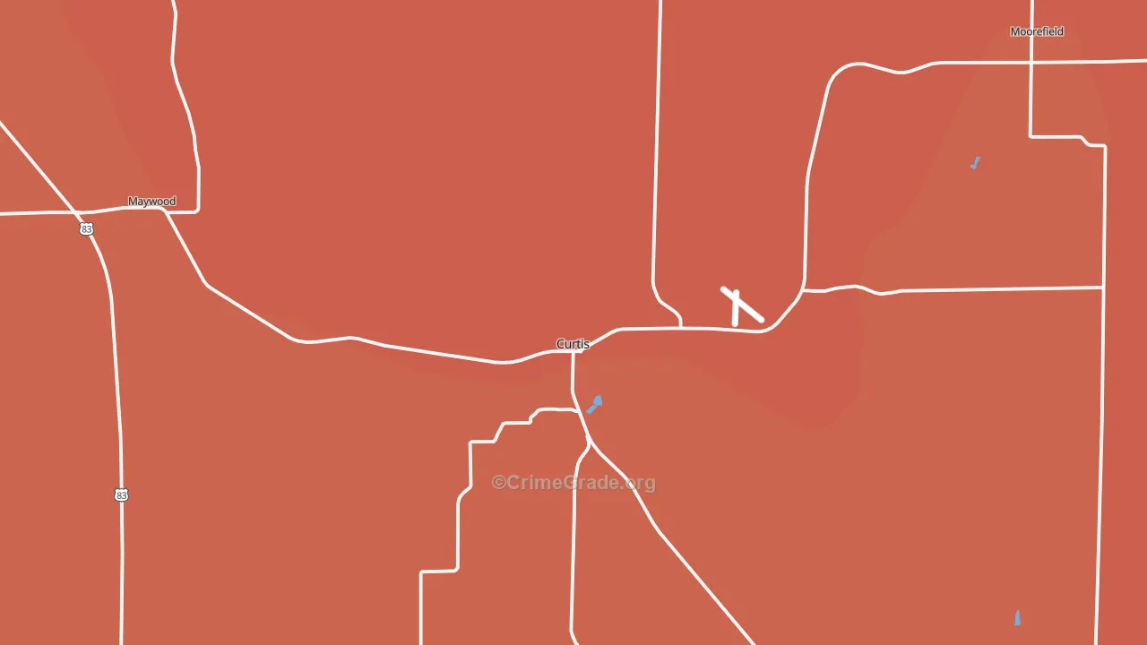 69025, NE Map of Drug-Related Crime Rates