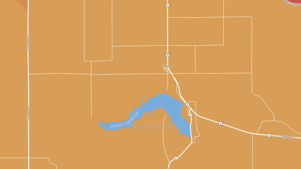 69027, NE Map of Drug-Related Crime Rates