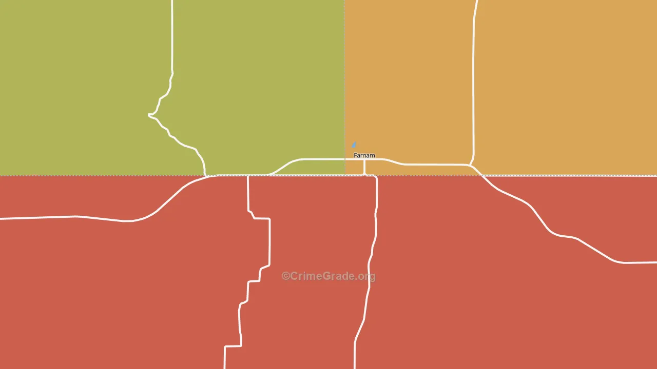 69029, NE Map of Drug-Related Crime Rates