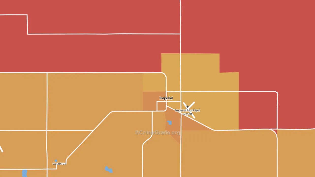 69033, NE Map of Drug-Related Crime Rates