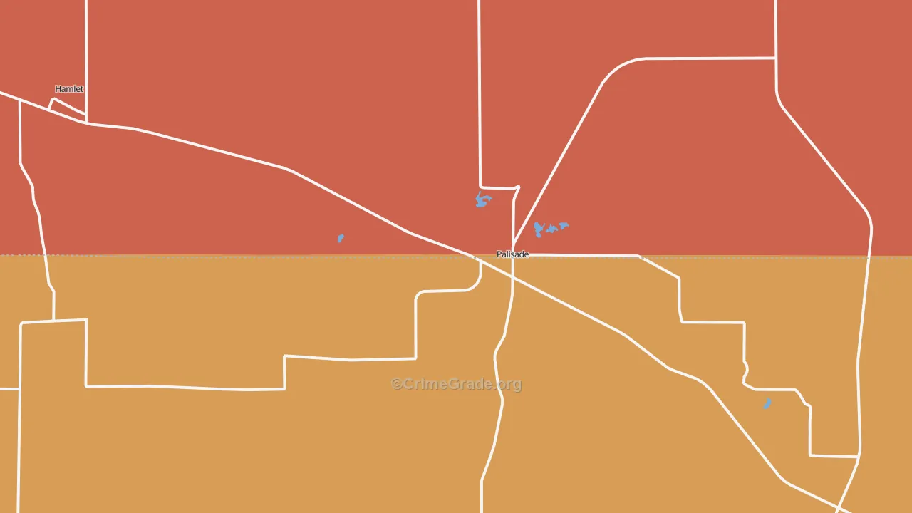 69040, NE Map of Drug-Related Crime Rates