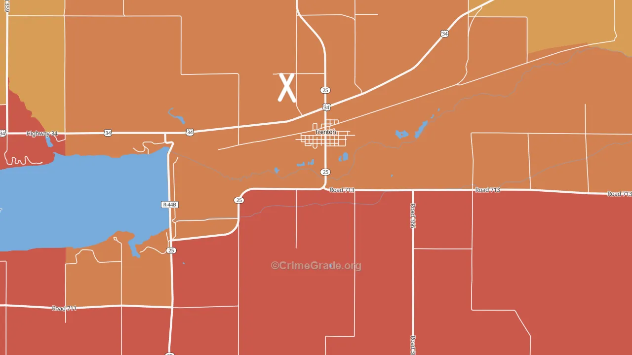 69044, NE Map of Drug-Related Crime Rates