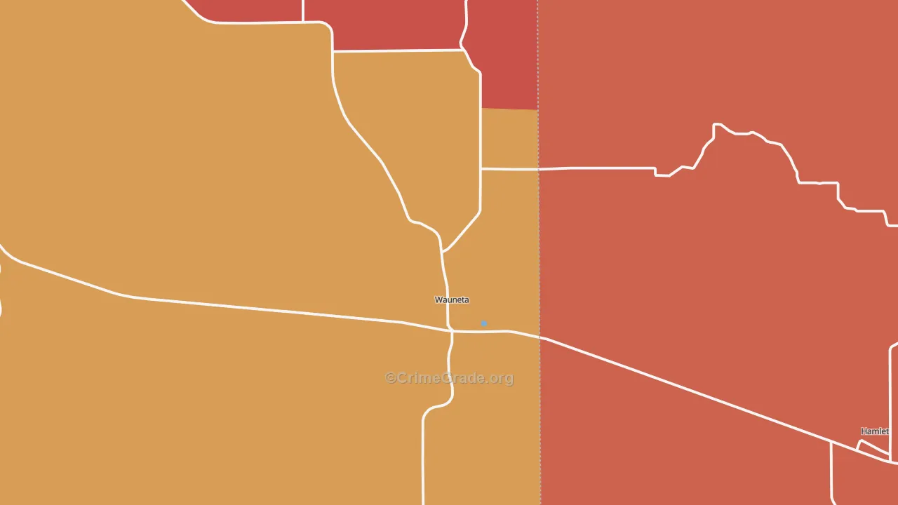 69045, NE Map of Drug-Related Crime Rates