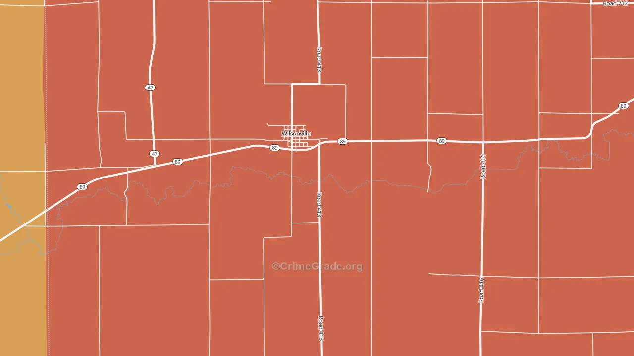 69046, NE Map of Drug-Related Crime Rates