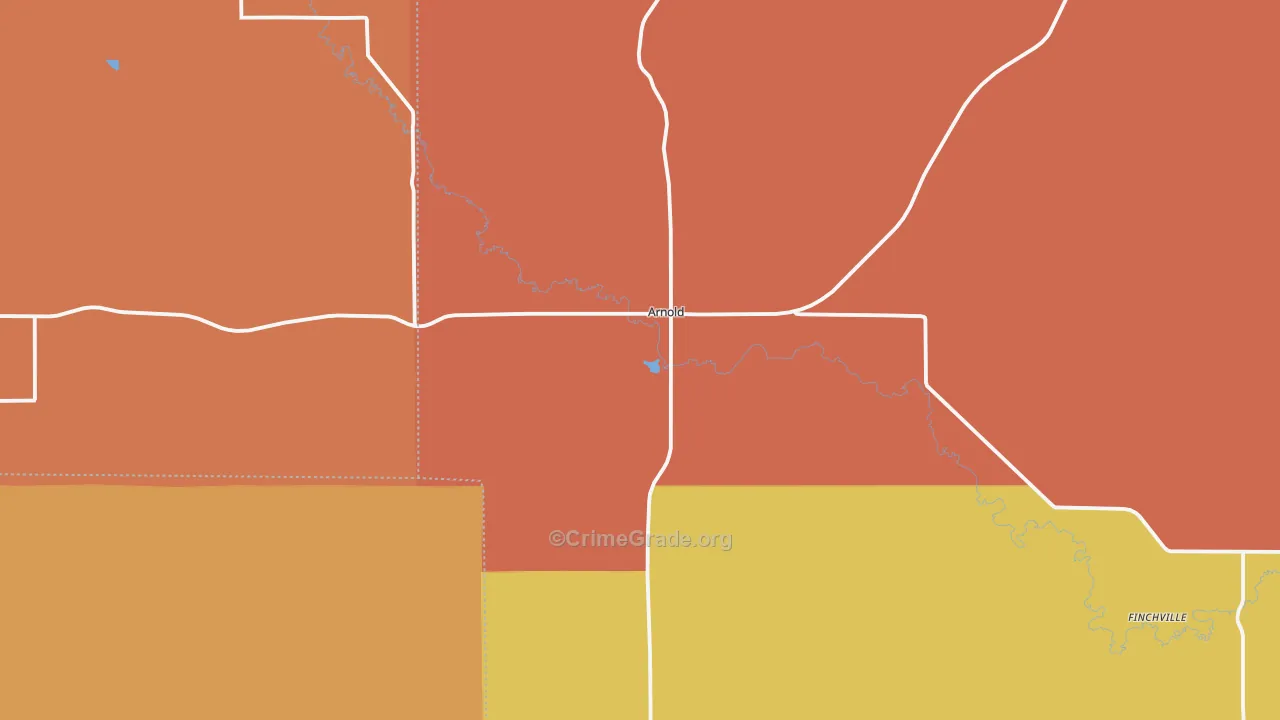 69120, NE Map of Drug-Related Crime Rates