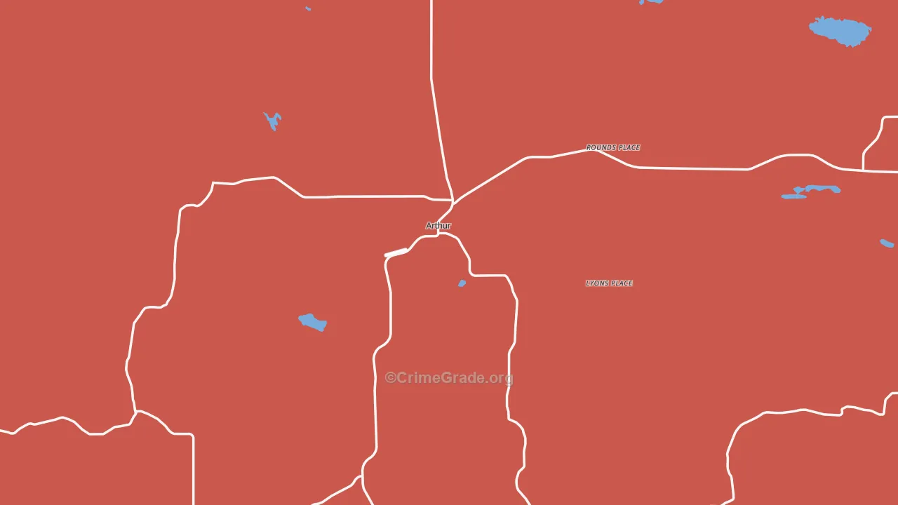 69121, NE Map of Drug-Related Crime Rates