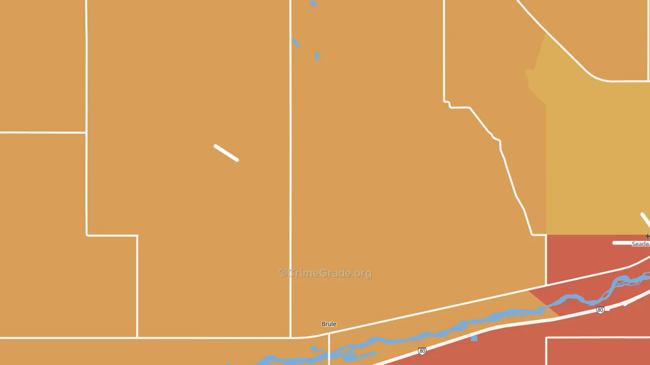 69127, NE Map of Drug-Related Crime Rates