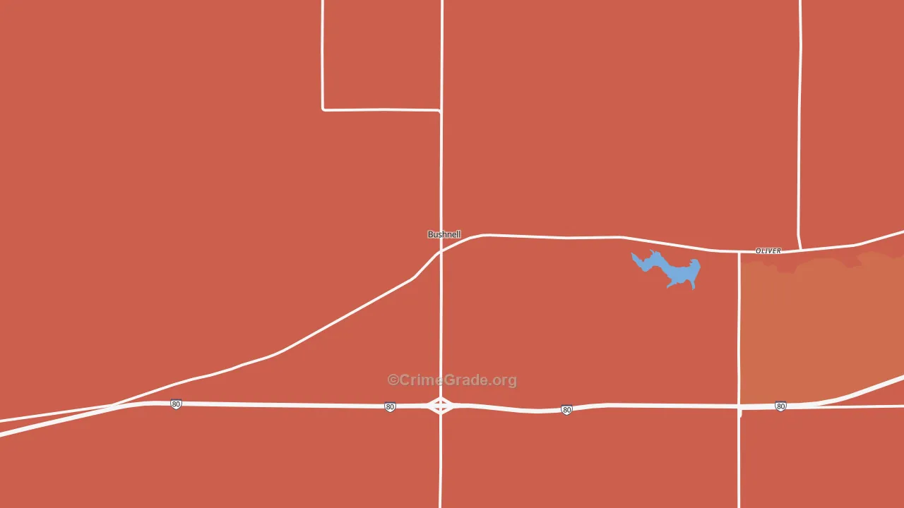 69128, NE Map of Drug-Related Crime Rates