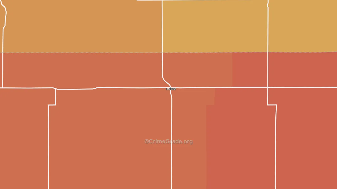 69131, NE Map of Drug-Related Crime Rates