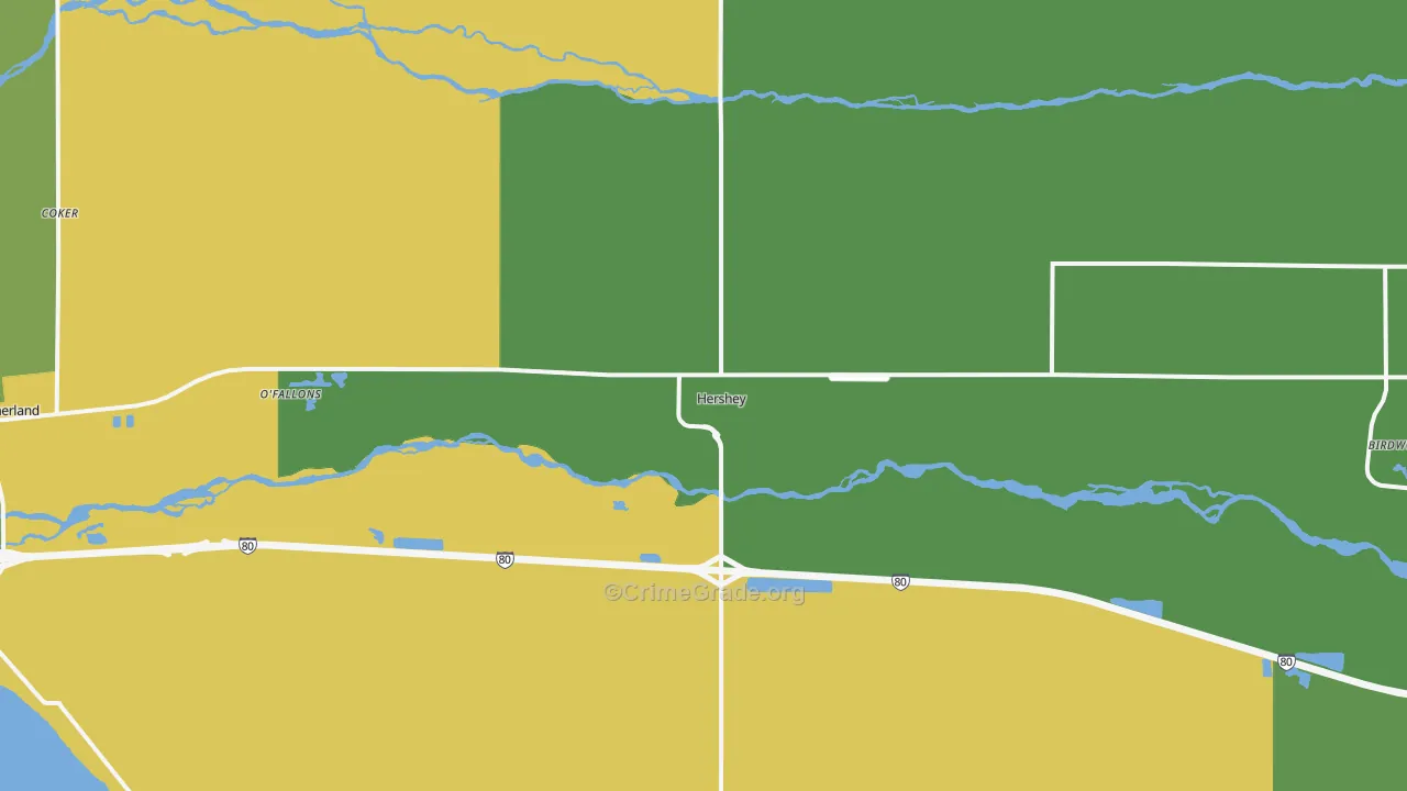 69143, NE Map of Drug-Related Crime Rates