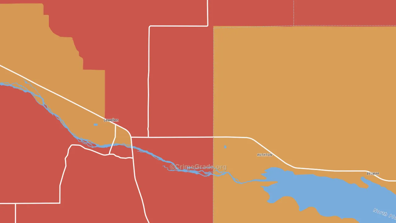 69147, NE Map of Drug-Related Crime Rates