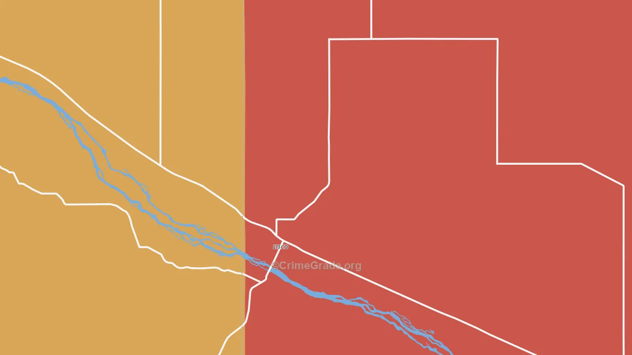 69148, NE Map of Drug-Related Crime Rates