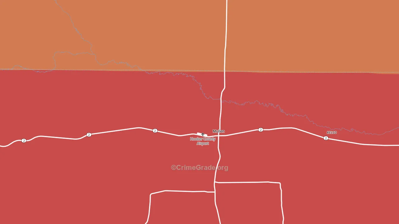 69152, NE Map of Drug-Related Crime Rates