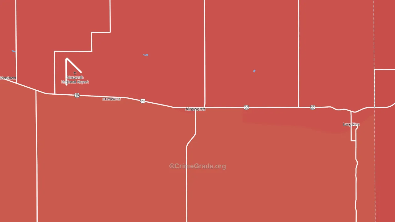 69210, NE Map of Drug-Related Crime Rates