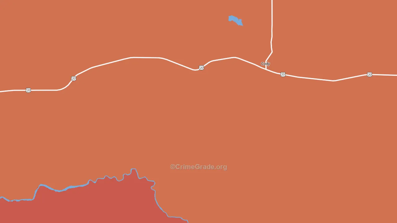 69211, NE Map of Drug-Related Crime Rates