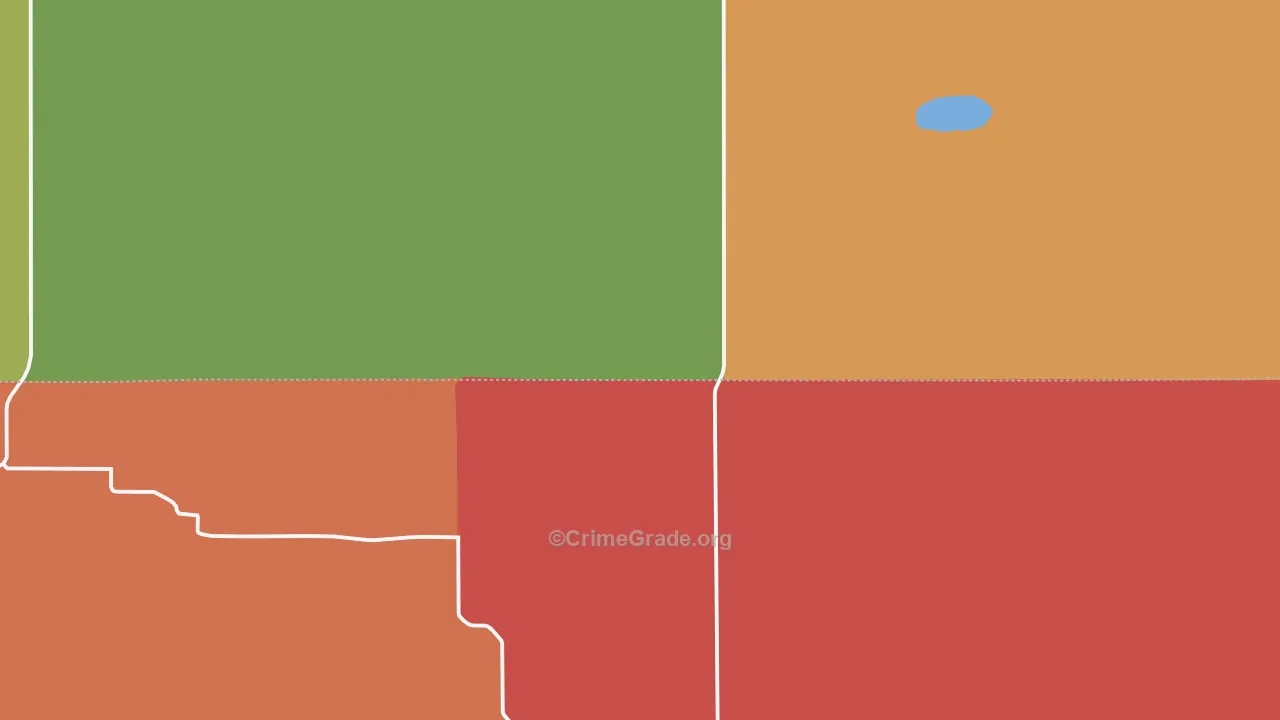 69212, NE Map of Drug-Related Crime Rates