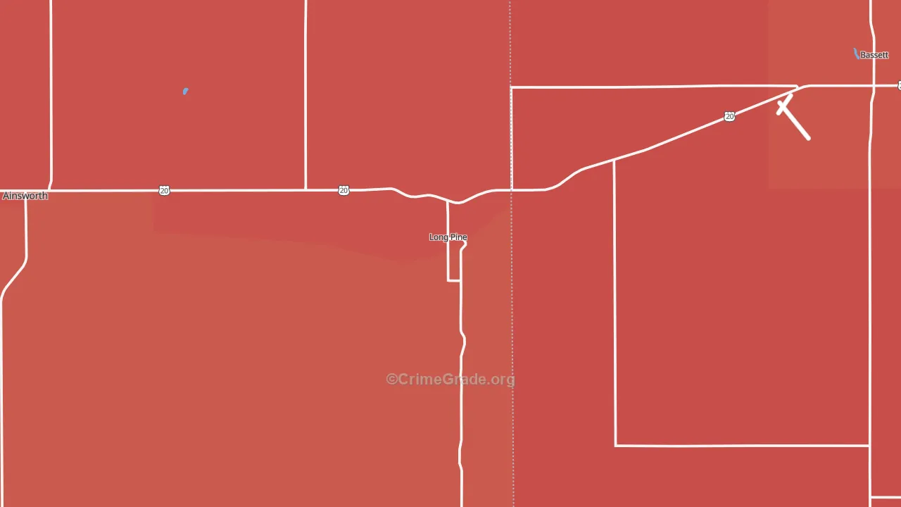 69217, NE Map of Drug-Related Crime Rates