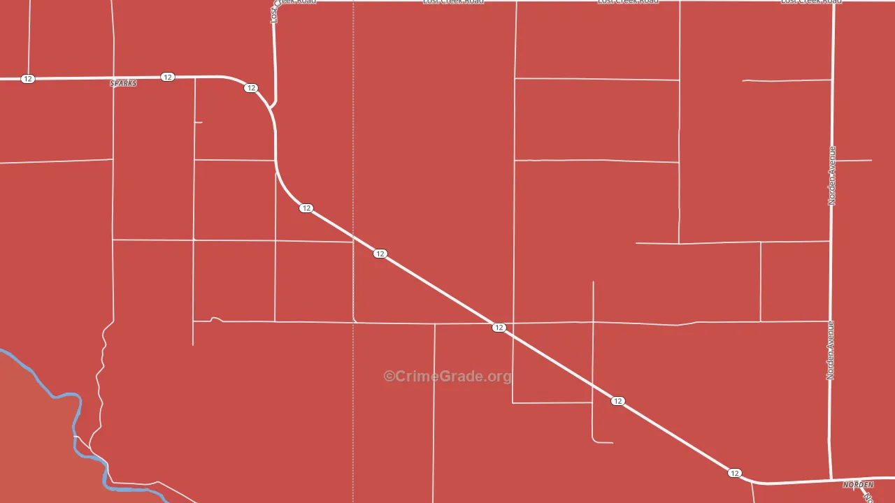 69220, NE Map of Drug-Related Crime Rates